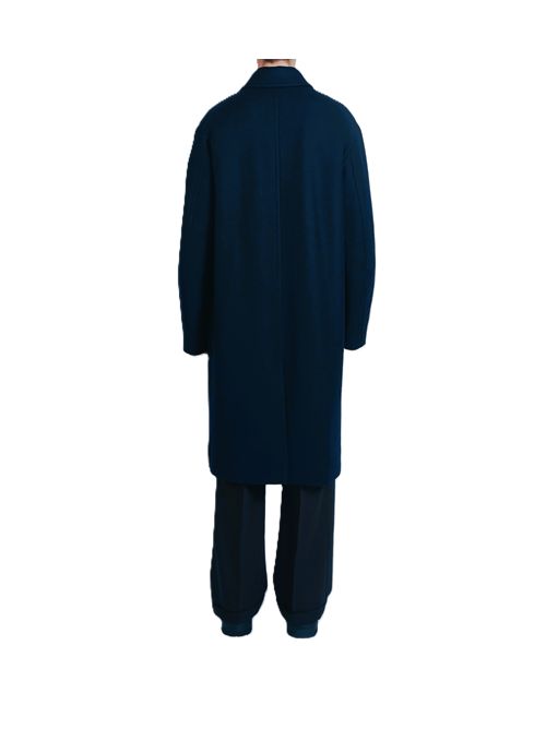 Dries Van Noten single breast navy Wool coat 'Randale' DRIES VAN NOTEN | 262-020204-4216509 NAVY